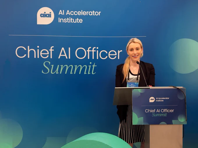Anna E. Molosky at the AI Accelerator Institute's Chief AI Officer Summit