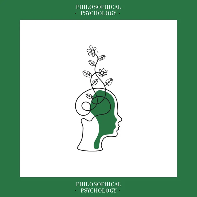 A person’s head with a flower growing out of the top
