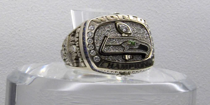 Comparing the Seahawks' Super Bowl XLVIII and LX championship rings