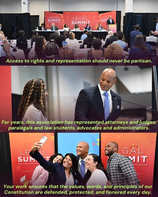 Access to rights and representation should never be partisan.

For nearly 130 years, this association has represented Maryland attorneys and judges, paralegals and law students, advocates and the administrators.

Your work ensures that the values, words, and principles of our Constitution are defended, protected, and honored every day.

