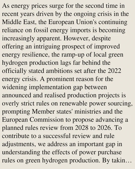 As energy prices surge for the second time in recent years driven by the ongoing crisis in the Middle East, the European Union's continuing reliance on fossil energy imports is becoming increasingly apparent. However, despite offering an intriguing prospect of improved energy resilience, the ramp-up of local green hydrogen production lags far behind the officially stated ambitions set after the 2022 energy crisis. A prominent reason for the widening implementation gap between announced and realised production projects is overly strict rules on renewable power sourcing, prompting Member states' ministries and the European Commission to propose advancing a planned rules review from 2028 to 2026. To contribute to a successful review and rule adjustments, we address an important gap in understanding the effects of power purchase rules on green hydrogen production. By taking the perspective of European electrolyser operators, we show how the criterion of additionality and its interaction wi