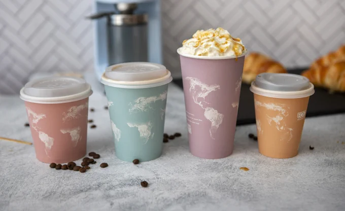 Eco-Products World Art Cups (Courtesy of Eco-Products)