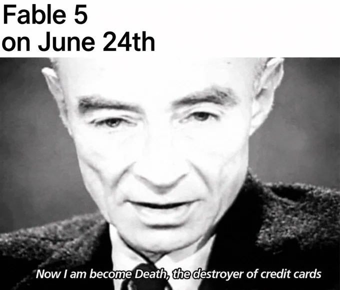 Now I am become Death, the destroyer of credit cards