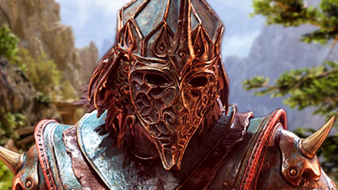 Fatekeeper - A person in heavy armor and a face-covering helmet.