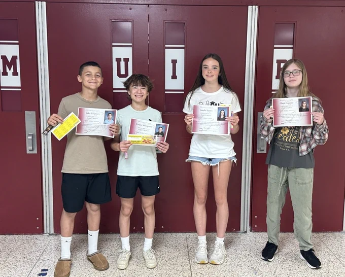 Congratulations to our final Students of the Week for the 25-26 school year! #wearemuir #makingmuirbetter