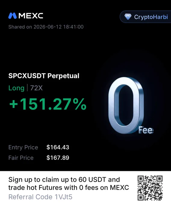 SpaceX  trading  151℅
