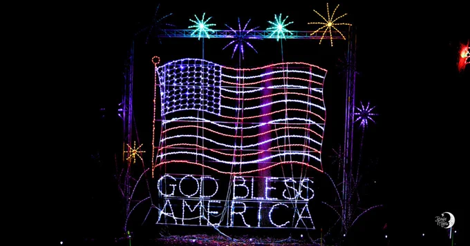 Bright Nights at Forest Park - American Flag Display
Springfield, Massachusetts