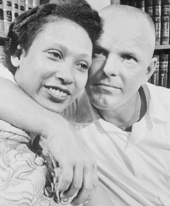 Richard and Mildred Loving portrait by UPI

