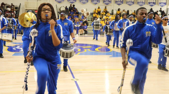 Juneteenth Celebration at Lewis & Clark Library, 9909 Lewis & Clark  Blvd. This Friday, June 12 from 5:30 pm to 7:30 pm. The Mighty Marching Golden Rams will be in attendance. Come out and support our scholars!
