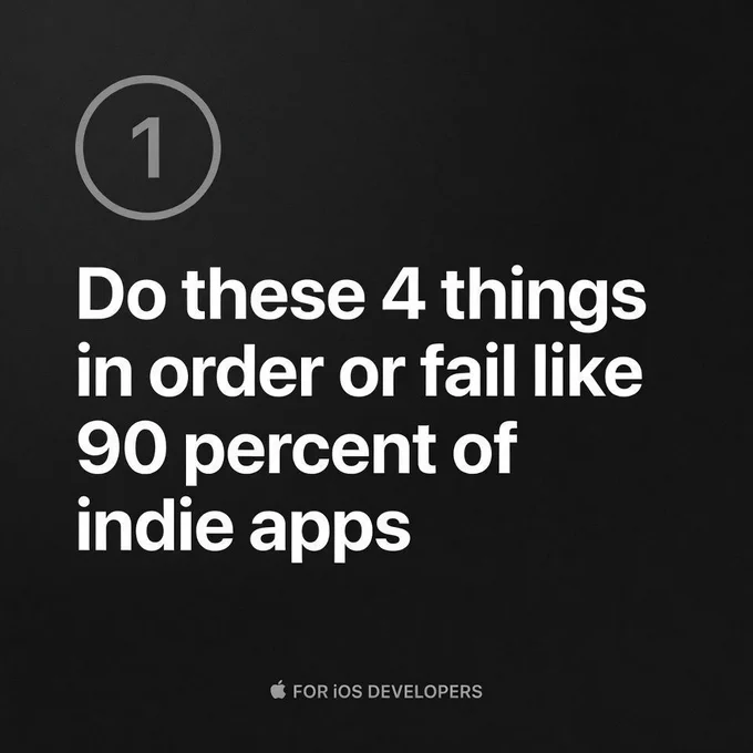 Tired of building iOS apps that get no downloads? Here are the four steps that actually work.