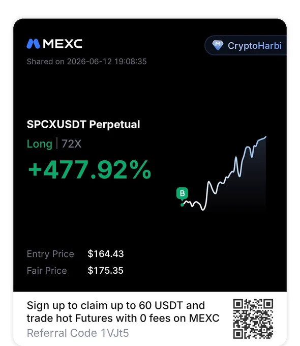 Becoming a Cillionaire @CryptoHarbi  477% on SpaceX 