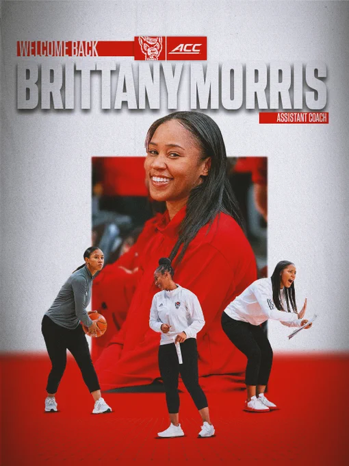 Brittany Morris makes her return to the NC State women's basketball staff.