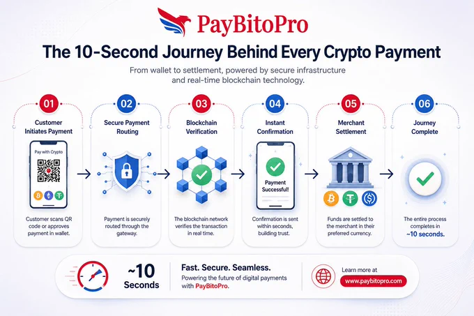 The journey of a crypto payment