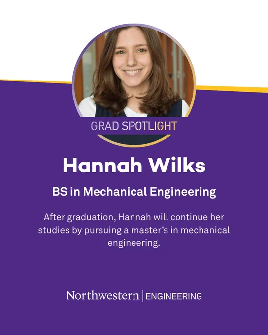 Hannah Wilks made the most of McCormick, blending sustainability, data science, leadership, and hands-on experience. This fall, she\u2019ll stay at Northwestern to pursue a master\u2019s degree focused on renewable energy and environmental challenges.