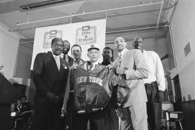 Prints of archival New York Knicks photographs.