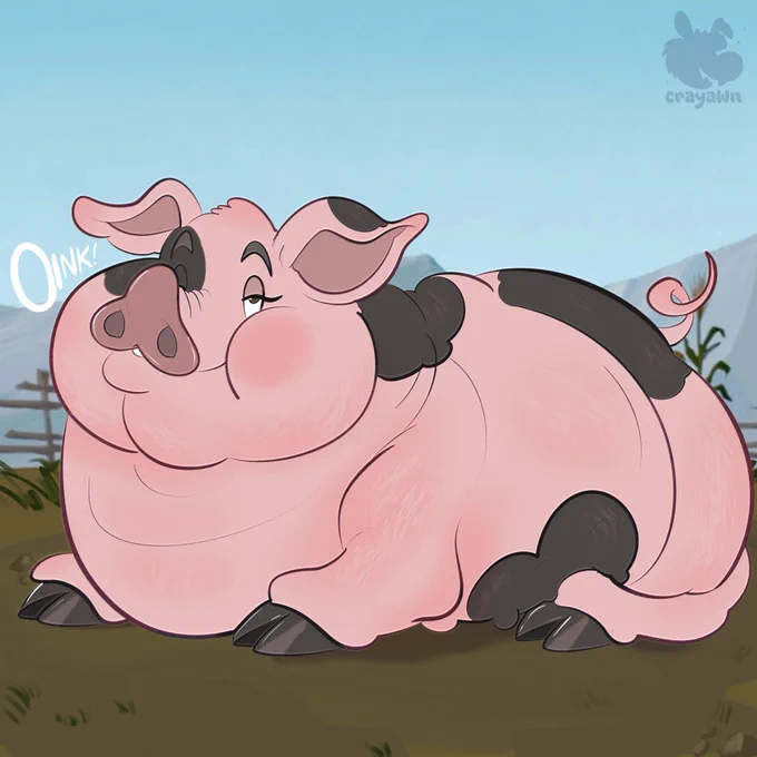 Oink Oink!🐖✨💕
Thank you so much to @/zai on FA for volunteering to Join the #Farm! 🌾

#TF #Transformation #Pig #TFEveryDay #TGTF