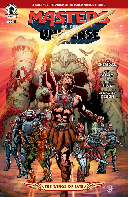 Cover of He-Man and the Masters of the Universe: The Wings of Fate issue #1, illustrated by Will Sliney and Israel Silva