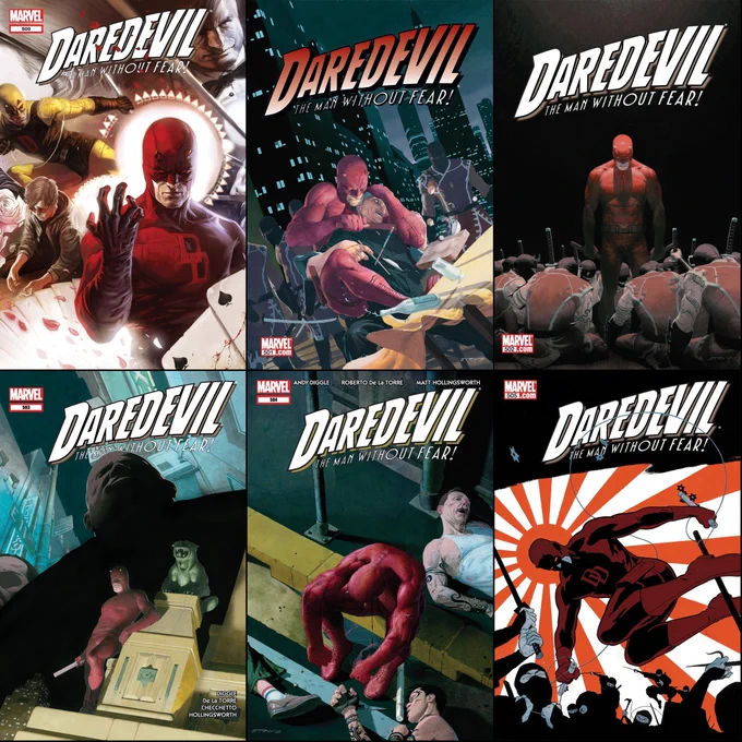Daredevil #500-505 from August 2009-February 2010.