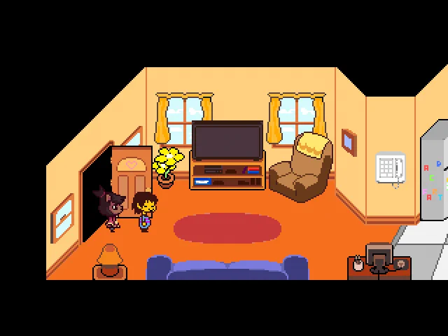//i had an epiphany and suddenly decided to redesign frisk's living room sorry bout that gagn