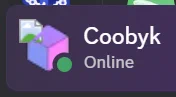 Screenshot of the Discord app where the profile decoration didn't load properly and there is a small missing file icon next to my pfp