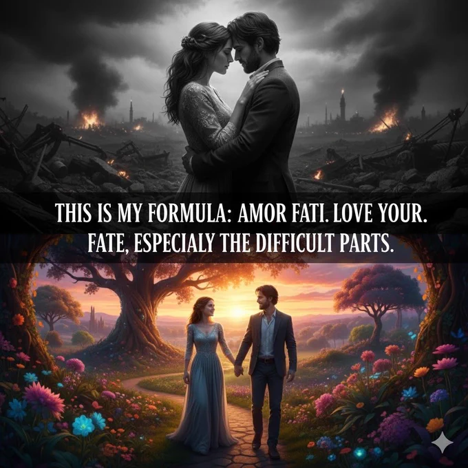 This is my formula: Amor Fati. Love your fate, especially the difficult parts.