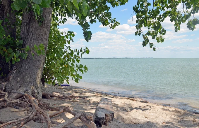 Lake Erie shorelines at William C. Sterling State Park.