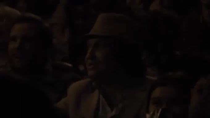 Matt in Nirvanna the Band the Show the Movie realizing that they are in 2008