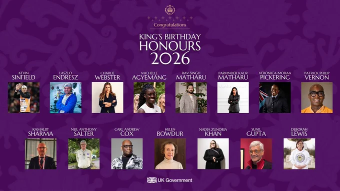 Congratulations to all the honourees from DCMS sectors.