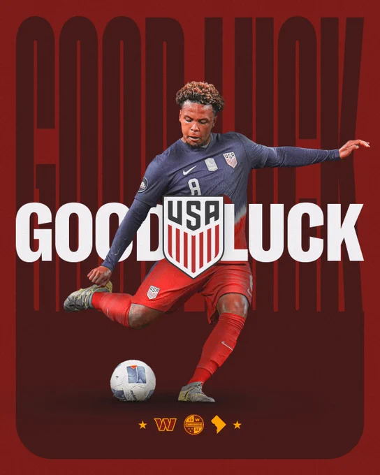 Good luck US Men’s National Team graphic.