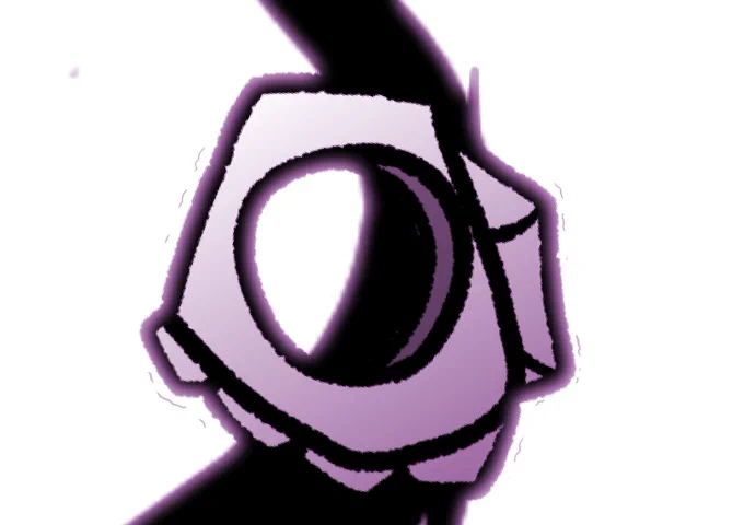 ( His hand is trembling... )