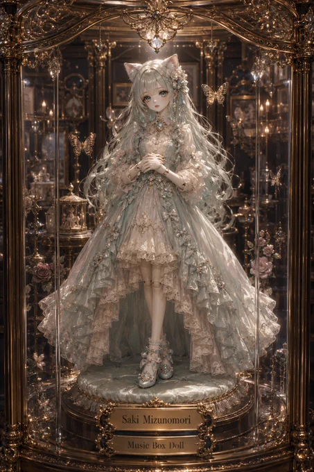 【ALT用】

あなたのうちの子・オリジナルキャラクター・お気に入りの子を、お人形さんにしてみませんか？🧸✨

キャラクター名はローマ字表記がおすすめです。

例：
Name「Saki Mizunomori」
Doll Type「Music Box Doll」

ドールタイプ例：
「Antique Doll」
「Porcelain Doll」
「Gothic Doll」
「Moon Doll」
「Tea Party Doll」
「Music Box Doll」
「Mirror Doll」
「Butterfly Doll」
「Rose Doll」
「Crystal Doll」
「Starlight Doll」

お人形さんの解釈は自由です🩵
かわいい、綺麗、幻想的、不思議、少し怖い、ゴシックなど、あなたらしいお人形さんを見せてください🎀

参考プロンプトはリプランにあります。
