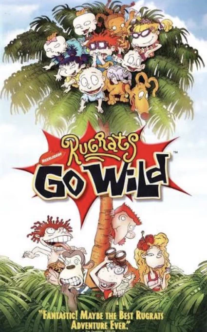 The Rugrats family vacation takes an exotic detour when their boat capsizes and they become shipwrecked on a deserted tropical island. With the jungle as their new backyard, the babies race wildly from one dangerous adventure to the next...soon to discover that someone else is on the island. It's The Wild Thornberrys...on an island adventure of their own! When these two families get together, the excitement really starts! Nigel think's he's three, the babies get trapped in a perilous jam and must be rescued and Spike Speaks!
(Featuring Bruce Willis as the voice of Spike.)
Do the Rugrats ever get off the island? Will the babies be saved? Will Nigel ever grow up? Watch this zany family film and find out the answers as the Rugrats take off on one
"wild" Adventure!
2003 • 1 hr 20 min