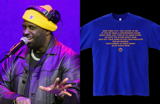 And After That Turns Funk Flex's Legendary "Otis" Rant Into Knicks Finals Streetwear