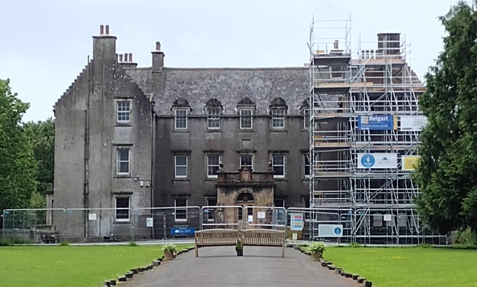 Bannockburn House front elevation.