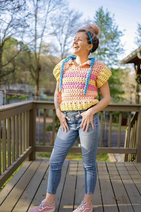 Simple Chunky Summer Tee Pattern