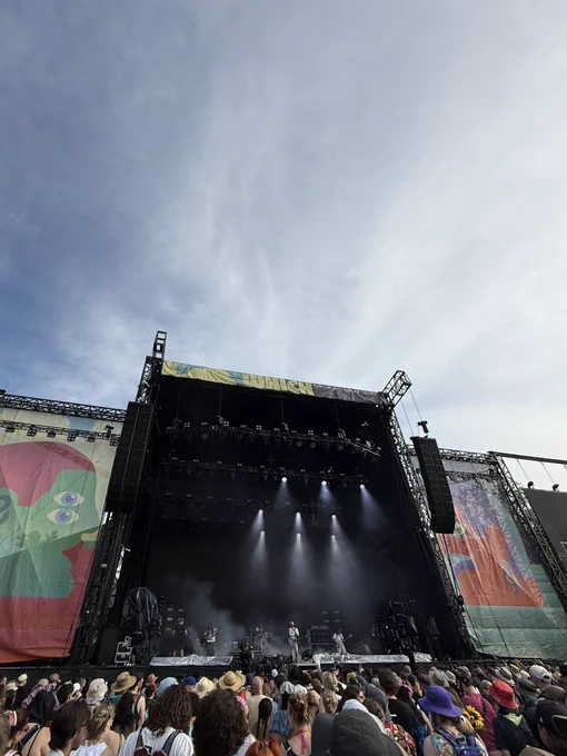 Photo of the Bonnaroo stage