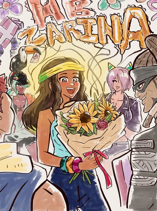 🎈🌻Team Latinas and Team South America joins together to celebrate Zarina birthday🌻🎈


kof - snk