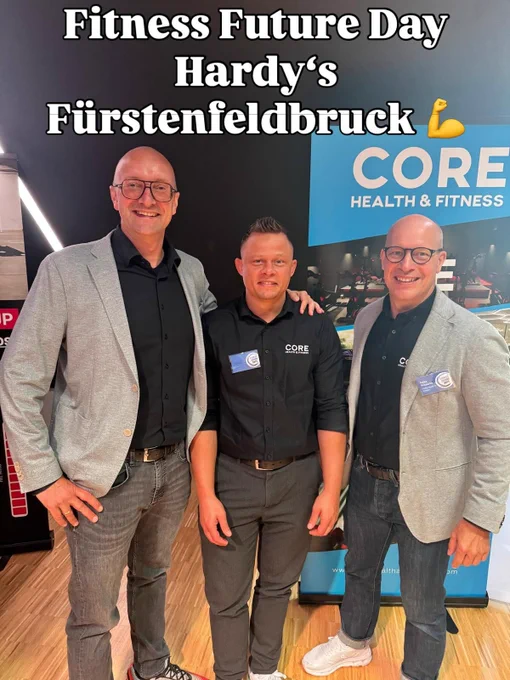 Core Health & Fitness was proud to be part of the latest FitnessFuture Days event hosted by body LIFE Magazin at HARDY’s Fitness Fürstenfeldbruck.

This event brought together leaders across the German fitness industry for a day of networking, expert insights, panel discussions, and conversations around the future of fitness business development, technology, member experience, health trends, and operational excellence.

A special thank you to Ben Arnold, Franziska Klinke, HARDY’s Fitness, and the body LIFE team for creating such a valuable space for connection and industry growth.

It was also a great opportunity for Falko Fritzsche to represent Core Health & Fitness on stage and share more about how Core supports operators with innovative fitness equipment solutions built for performance, member engagement, and long-term facility success.
