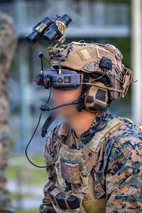 A U.S. Marine with Small Unmanned Aircraft Systems School, Advanced Infantry Training Battalion, School of Infantry – East, operates a Neros Archer first-person view drone during the Attack Drone Operator Course capstone event on Marine Corps Base Camp Lejeune, North Carolina, June 4, 2026. During the course, Marines demonstrated their ability to operate small unmanned aircraft systems in daytime and low-light conditions, enabling them to integrate SUAS capabilities into small-unit tactical operations. (U.S. Marine Corps photo by Sgt. Alexander Lesko)