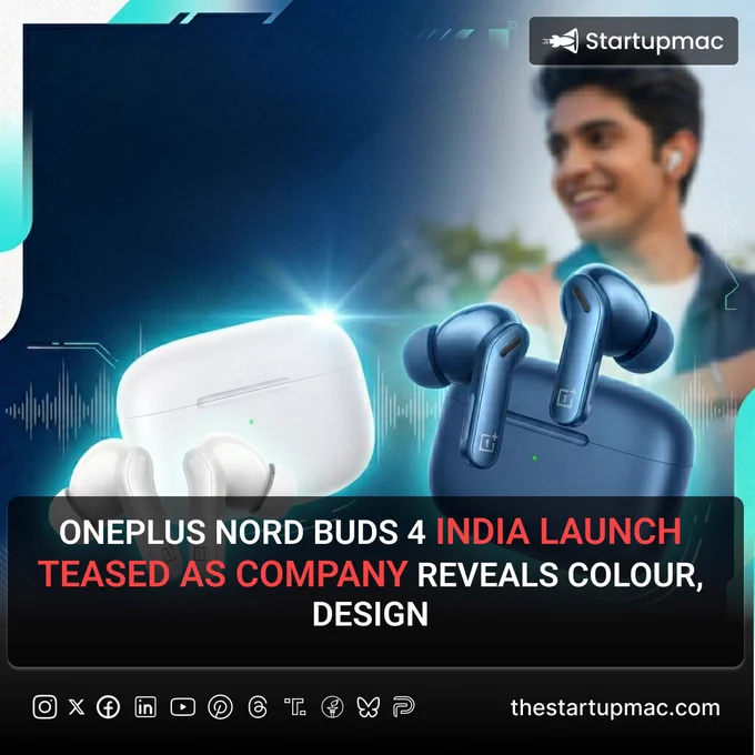 onePlus has officially dropped the first teaser for the upcoming OnePlus Nord Buds 4 in India! Sliding into the budget audio lineup alongside the Pro variant, these buds are bringing a fresh aesthetic to your daily playlist.