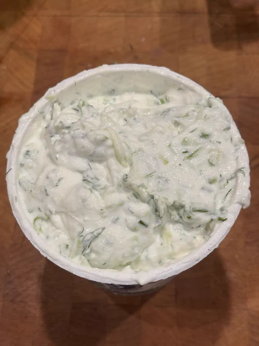 Finished tzatziki sauce © @_jeffreyr
