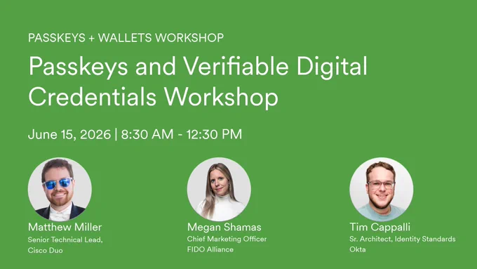 Passkeys and Verifiable Digital Credentials Workshop