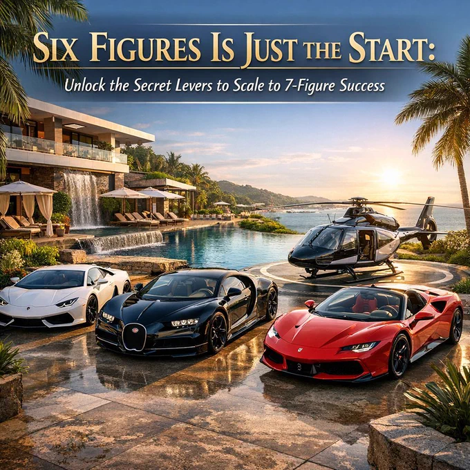 Six Figures Is Just the Start: Unlock the Secret Levers to Scale to 7-Figure Success 🚀💼

http://thehomebizinsider.com

Discover the hidden growth strategies entrepreneurs use to leap from six to seven figures with ease!

#7FigureGrowth #ScaleToSuccess #TheHomeBizInsider #THBINextLevel