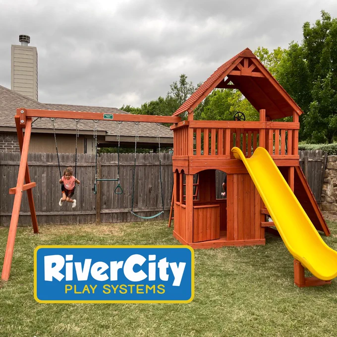 Upgraded Original Fort Swing Set