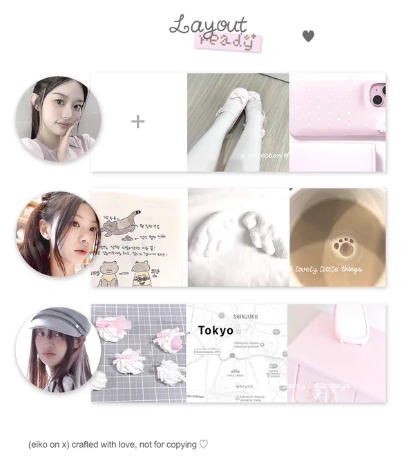 1. minju 
2. moka
3. minju
