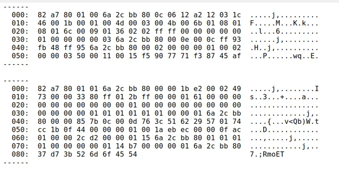Packets possibly from Stars-X decoded as 9k6 AX100