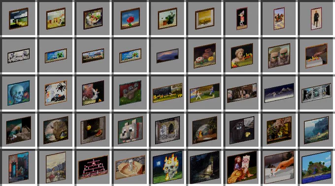 Visually Distinct Paintings