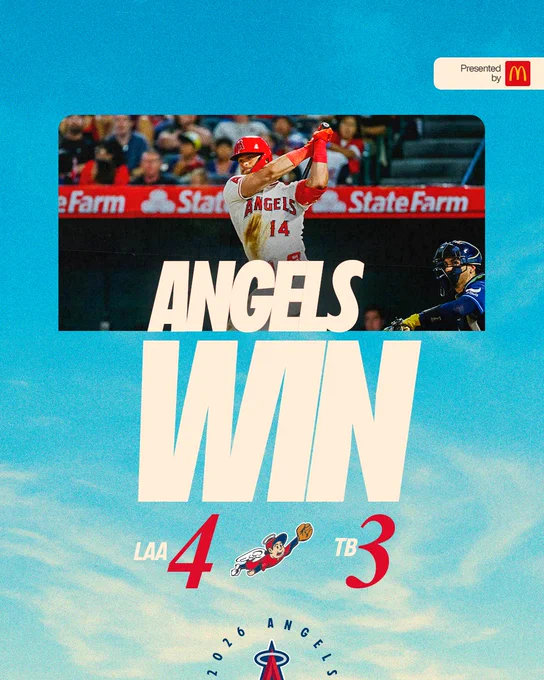 June 12: Angels Win! LAA 4, TB 3