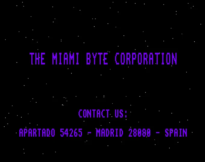 Screenshot of "Rocket Ranger" - Crack: Miami Byte - Published by Cinemaware on Commodore Amiga (1988)