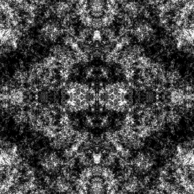 A randomly generated pattern